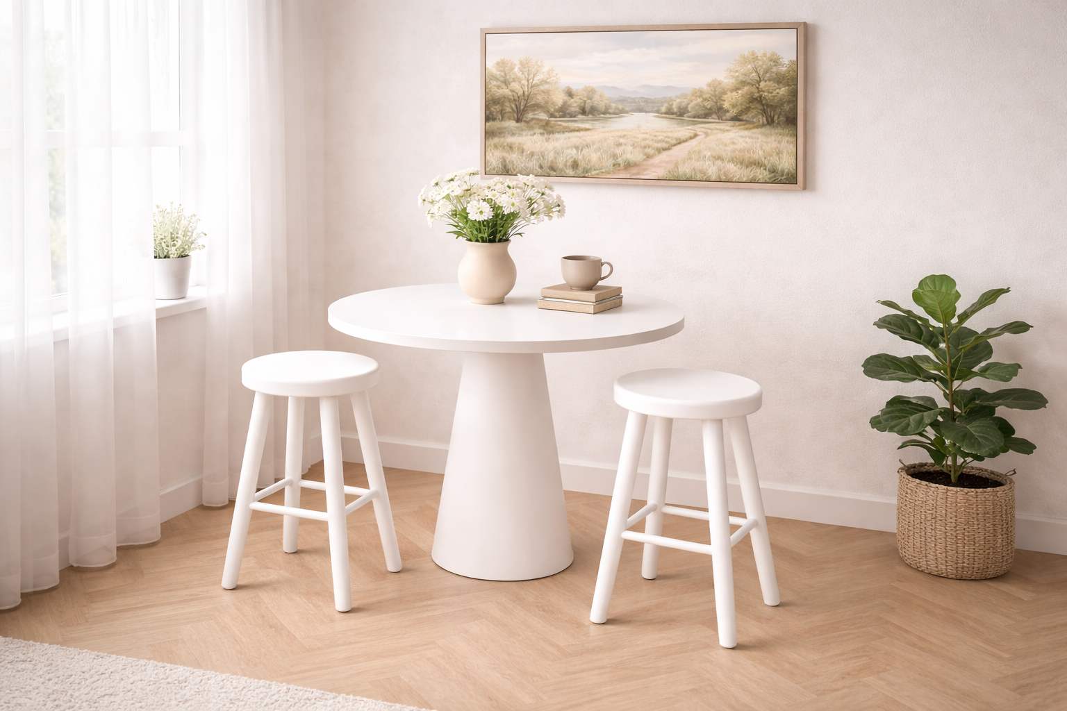 taburet k jídelnímu stolu